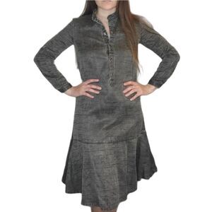 Crimson+Clover Front-button Shirt Dress